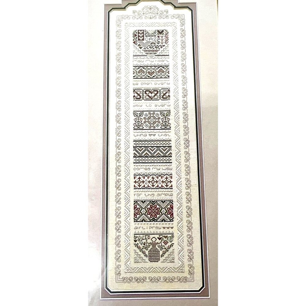 The Drawn Thread An Open Heart Needlework Pattern With Beads